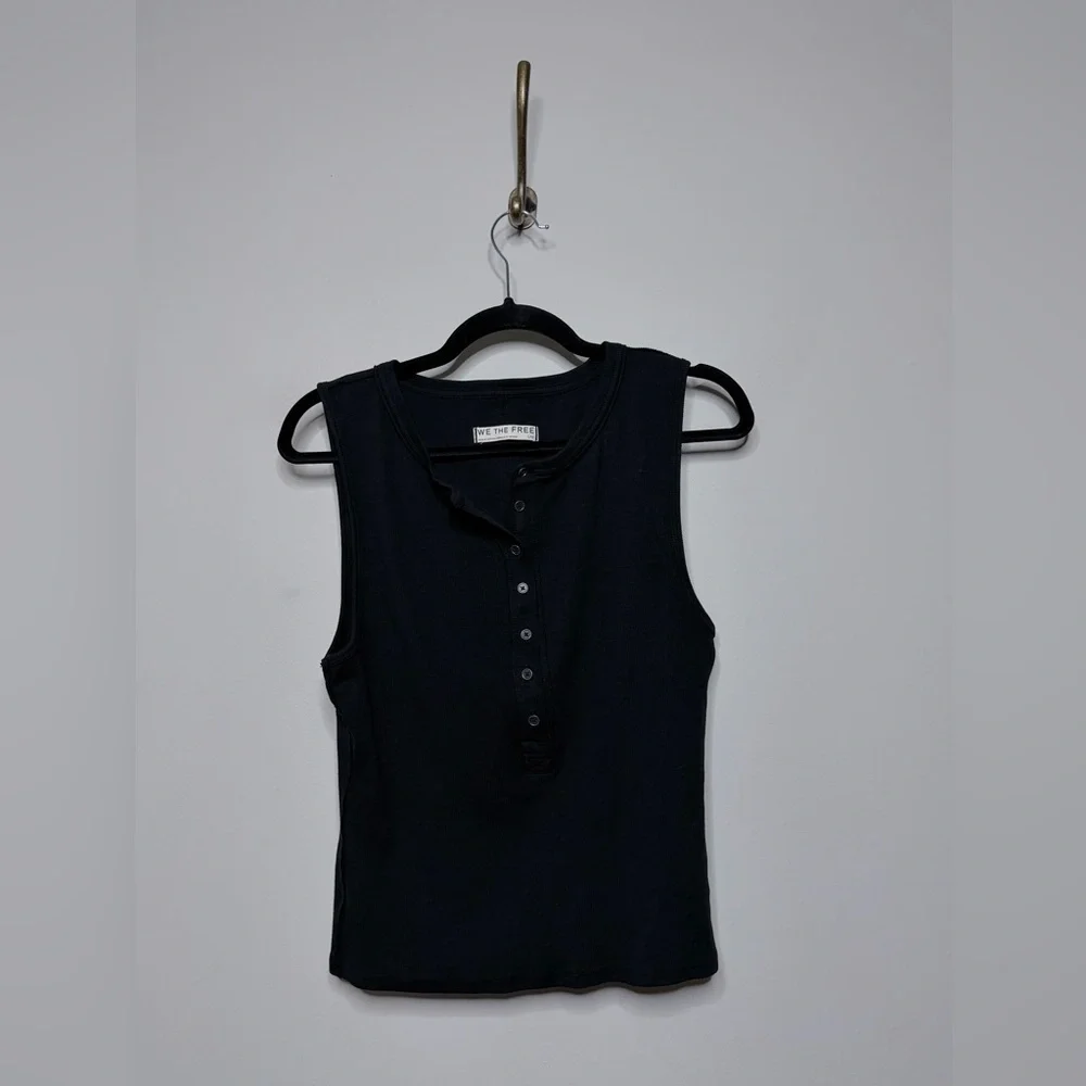 Free People Jamie Henley Tank Black